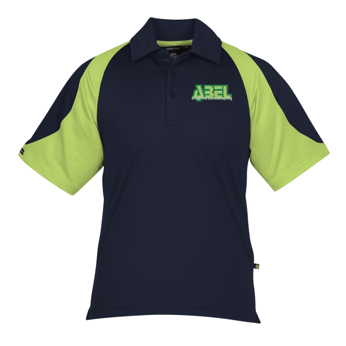 Custom Cruiser Contrast Shoulder Performance Polo - Men's