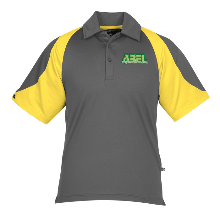 Custom Cruiser Contrast Shoulder Performance Polo - Men's