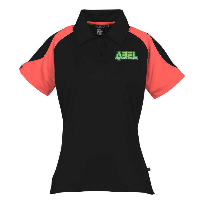 Custom Cruiser Contrast Shoulder Performance Polo - Ladies'