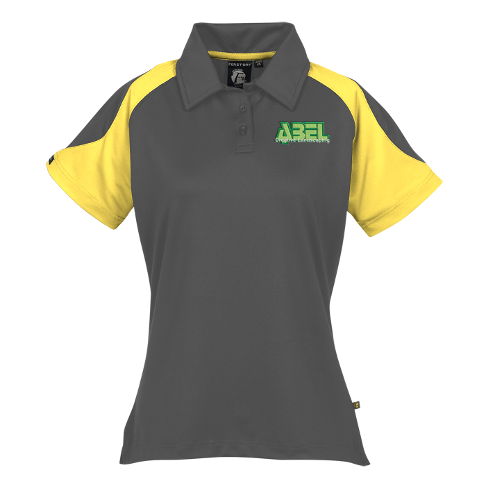 Custom Cruiser Contrast Shoulder Performance Polo - Ladies'