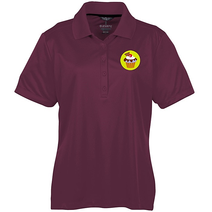 Custom Dade Textured Performance Polo - Ladies' - TE Transfer