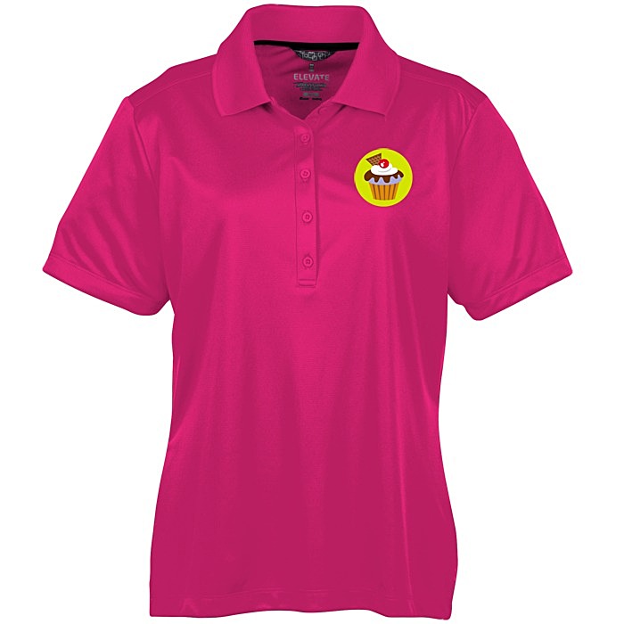Custom Dade Textured Performance Polo - Ladies' - TE Transfer