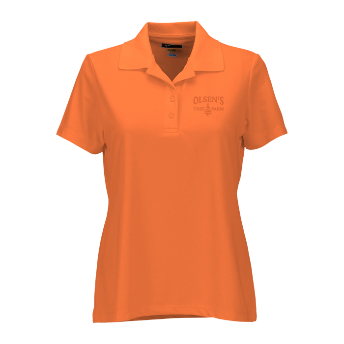 Custom Greg Norman Play Dry Performance Mesh Polo - Ladies' - Laser Etched