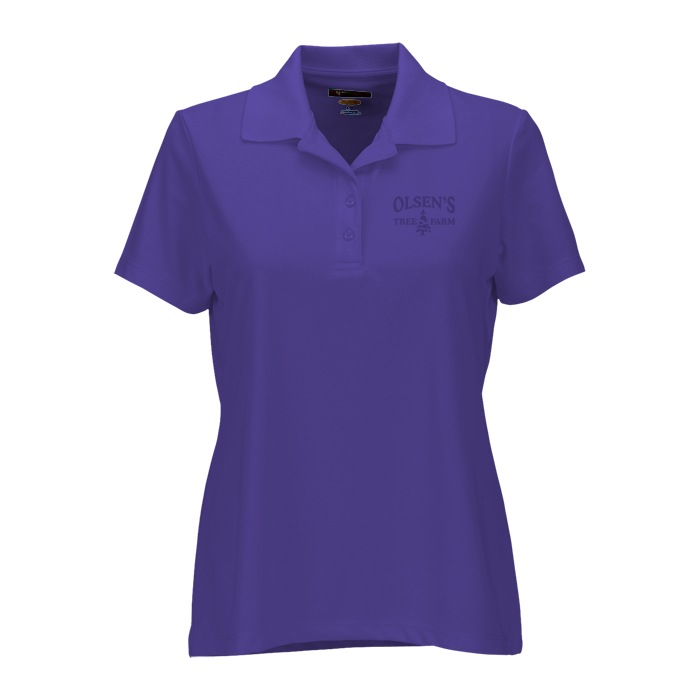 Custom Greg Norman Play Dry Performance Mesh Polo - Ladies' - Laser Etched