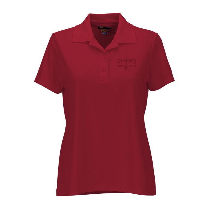 Custom Greg Norman Play Dry Performance Mesh Polo - Ladies' - Laser Etched