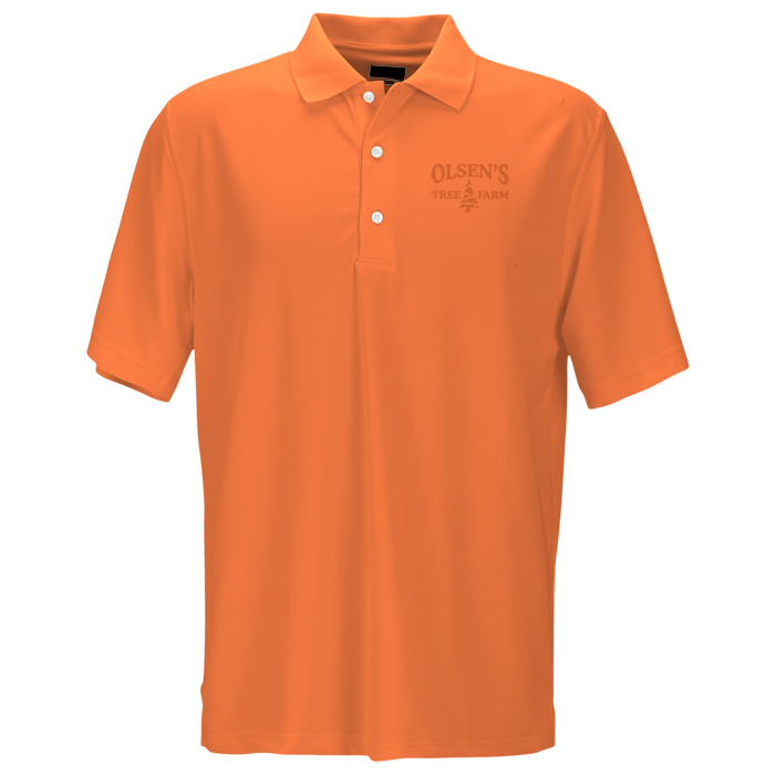 Custom Greg Norman Play DryPerformance Mesh Polo - Men's - Laser Etched