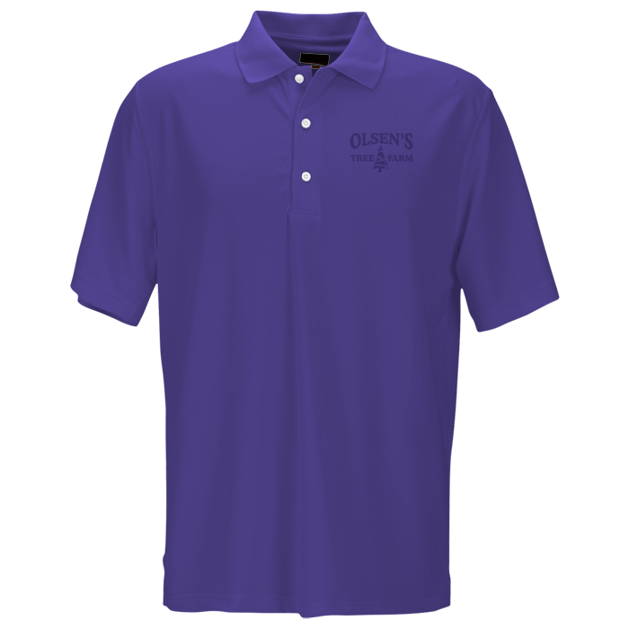 Custom Greg Norman Play DryPerformance Mesh Polo - Men's - Laser Etched