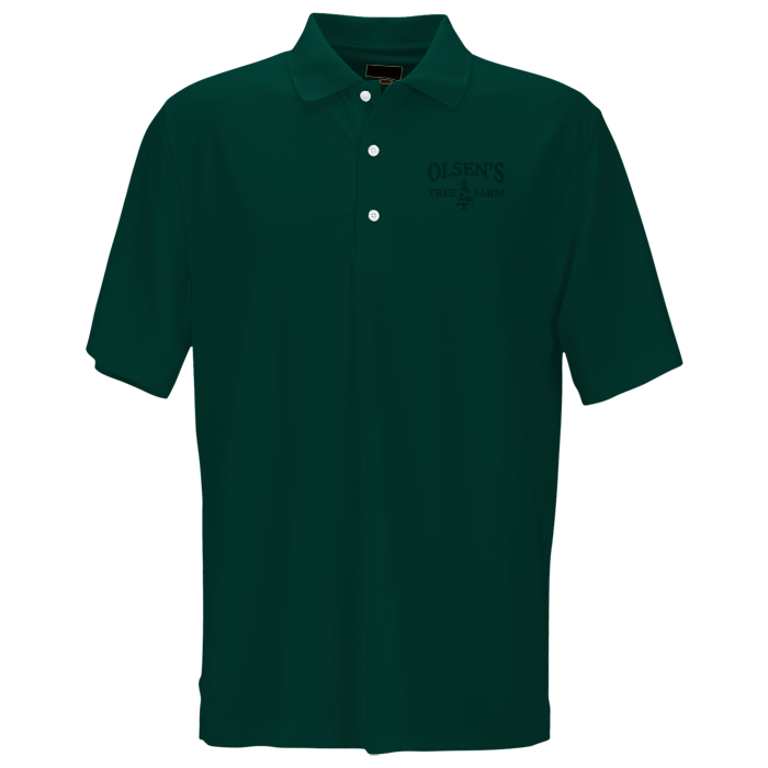 Custom Greg Norman Play DryPerformance Mesh Polo - Men's - Laser Etched