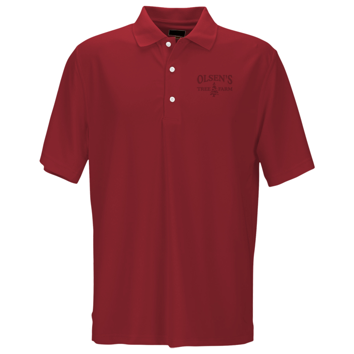 Custom Greg Norman Play DryPerformance Mesh Polo - Men's - Laser Etched