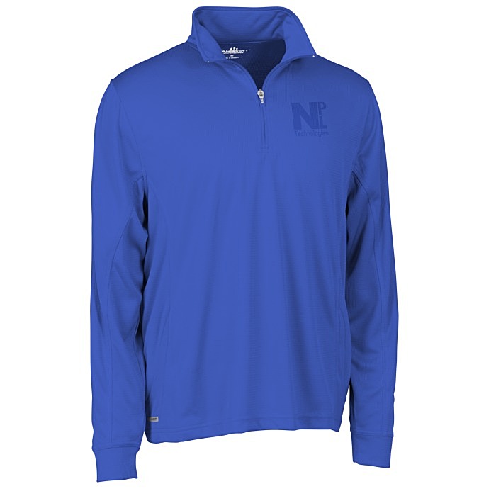 Custom Vansport Mesh 1/4-Zip Tech Pullover - Men's - Laser Etched