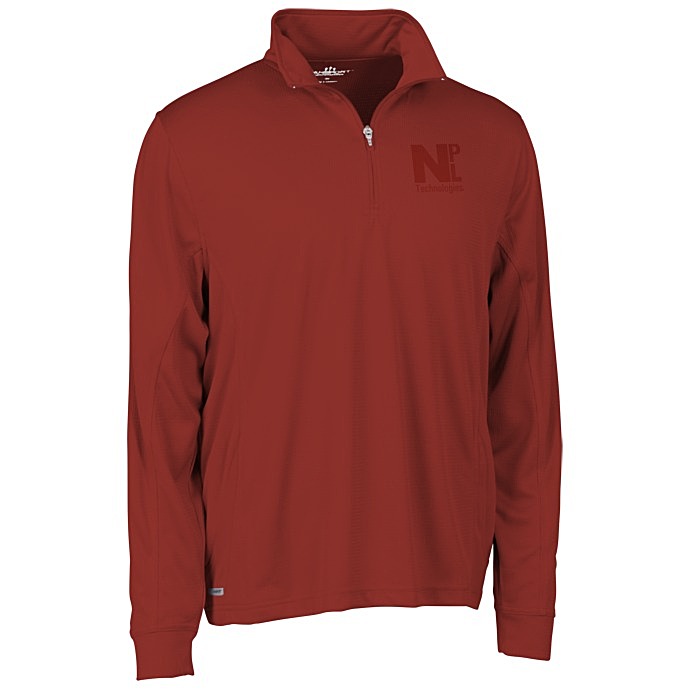 Custom Vansport Mesh 1/4-Zip Tech Pullover - Men's - Laser Etched