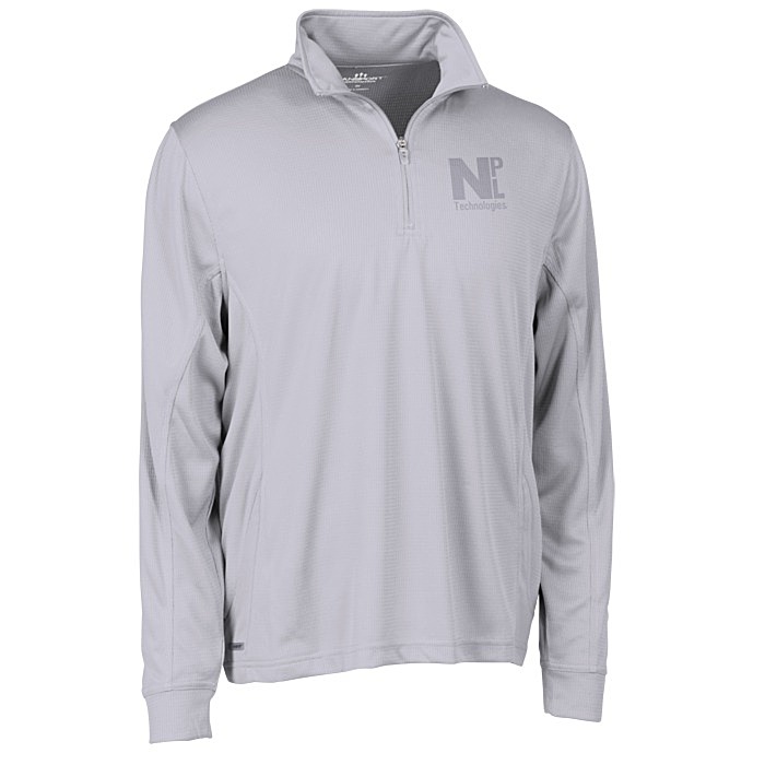 Custom Vansport Mesh 1/4-Zip Tech Pullover - Men's - Laser Etched