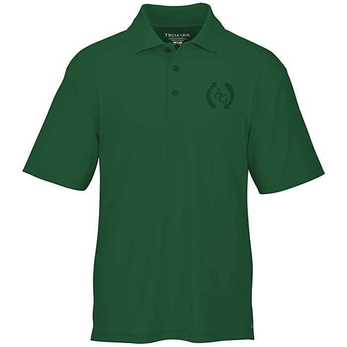 Custom Moreno Textured Micro Polo - Men's - Laser Etched