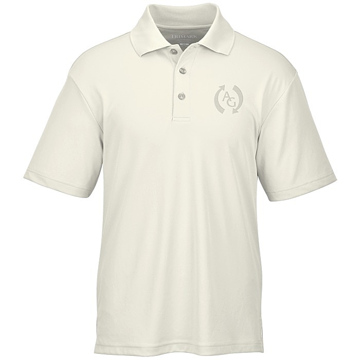 Custom Moreno Textured Micro Polo - Men's - Laser Etched