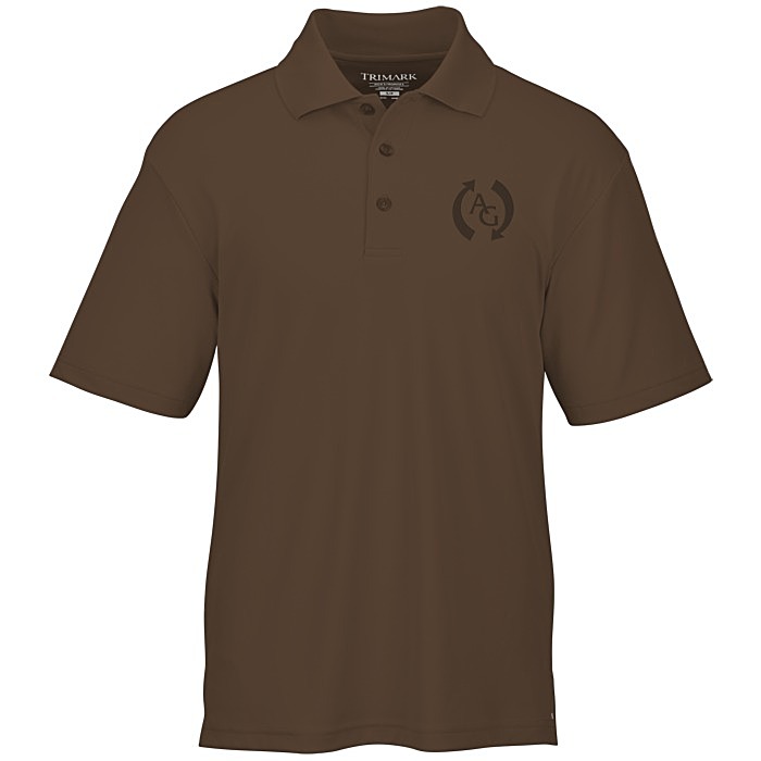 Custom Moreno Textured Micro Polo - Men's - Laser Etched