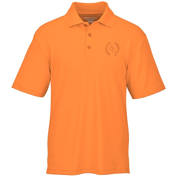 Custom Moreno Textured Micro Polo - Men's - Laser Etched