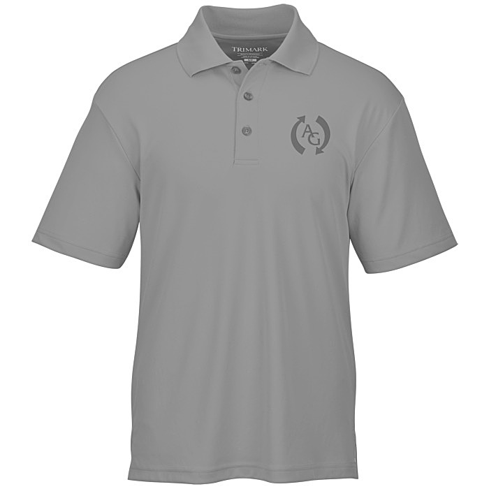 Custom Moreno Textured Micro Polo - Men's - Laser Etched