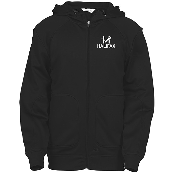 Custom PTech Moisture Wicking Full-Zip Sweatshirt - Men's - Screen