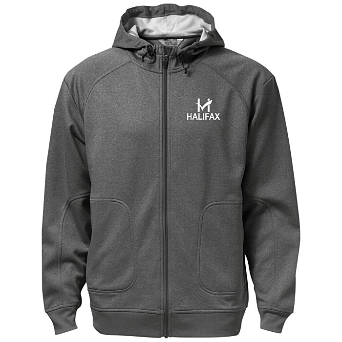 Custom PTech Moisture Wicking Full-Zip Sweatshirt - Men's - Screen