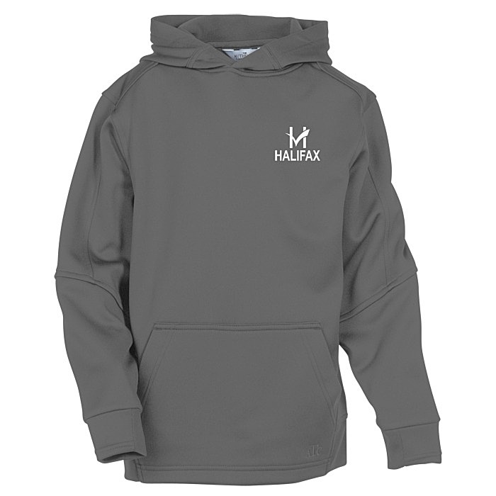 Custom PTech Moisture Wicking Hooded Sweatshirt - Youth - Screen