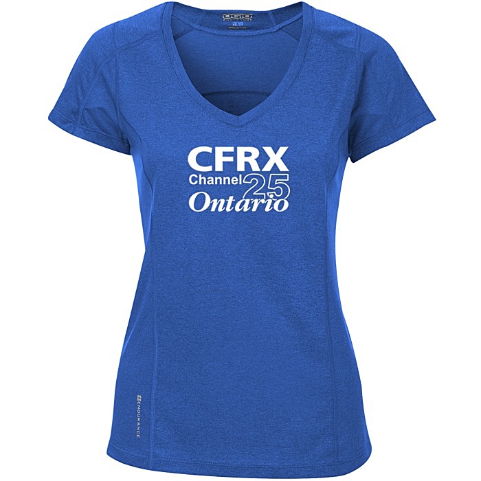 Custom OGIO Endurance Pulse V-Neck Tee - Ladies' - Screen