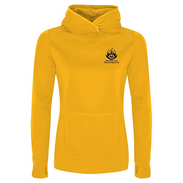 Custom Game Day Performance Hooded Sweatshirt - Ladies' - Screen