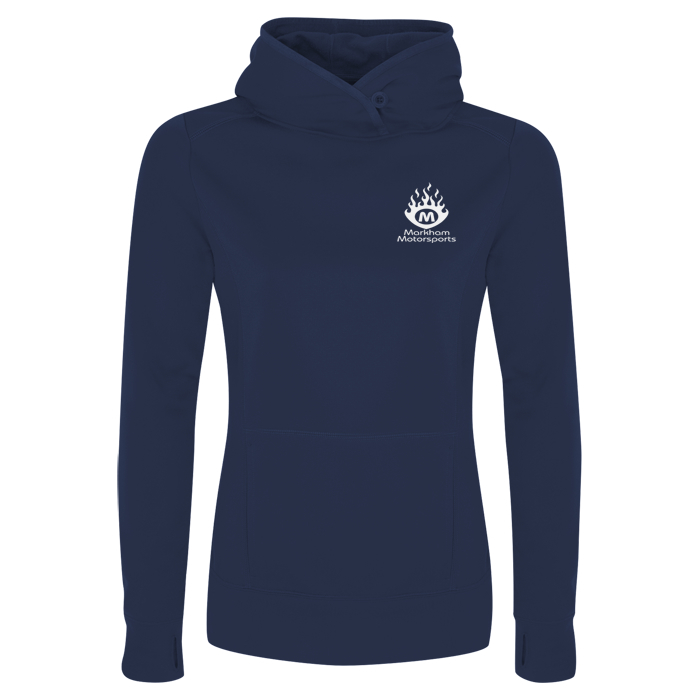 Custom Game Day Performance Hooded Sweatshirt - Ladies' - Screen