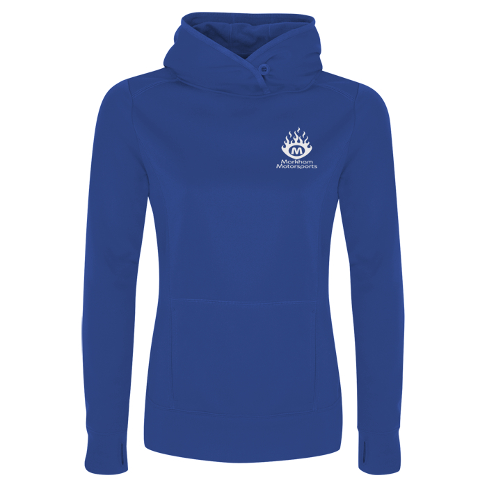 Custom Game Day Performance Hooded Sweatshirt - Ladies' - Screen