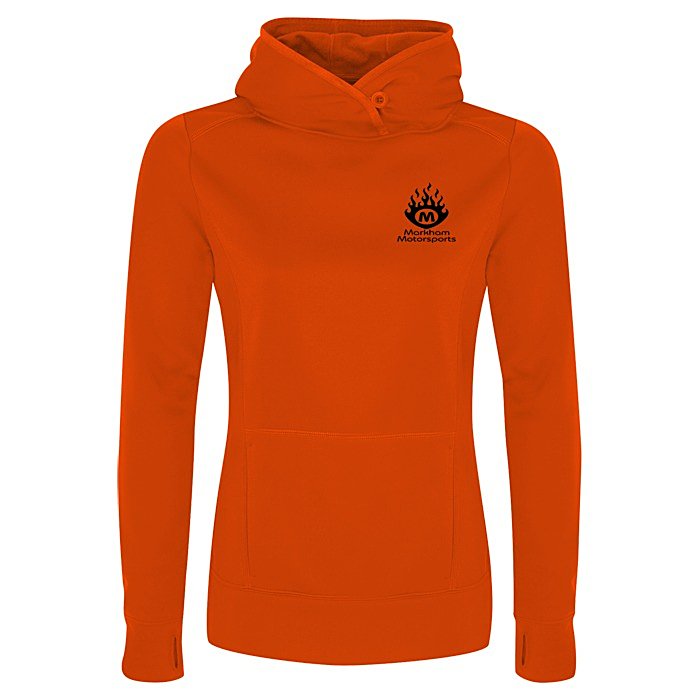 Custom Game Day Performance Hooded Sweatshirt - Ladies' - Screen