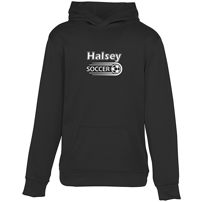 Custom Game Day Performance Hooded Sweatshirt - Youth - Screen