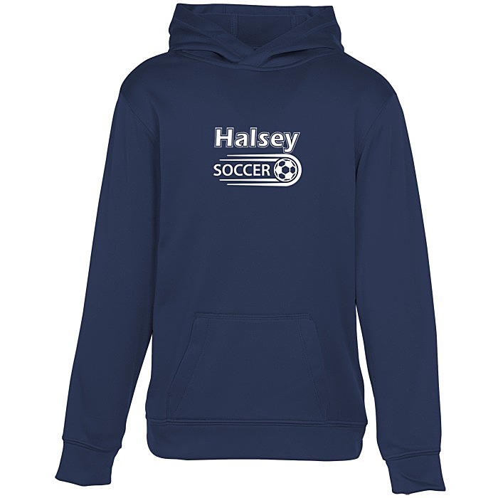 Custom Game Day Performance Hooded Sweatshirt - Youth - Screen