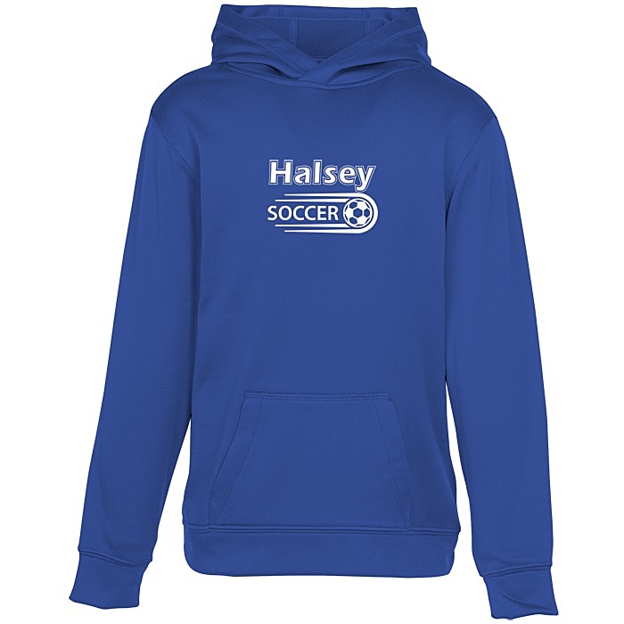 Custom Game Day Performance Hooded Sweatshirt - Youth - Screen