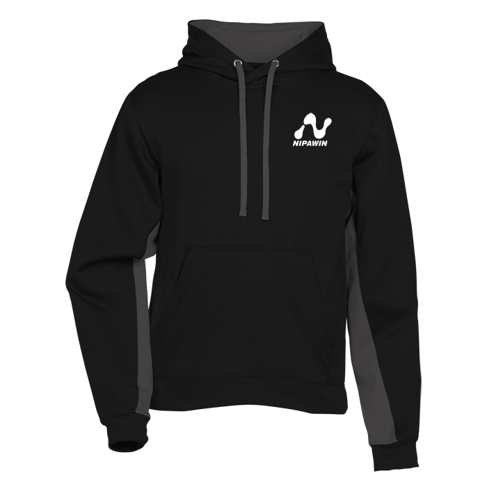Custom Game Day Colourblock Performance Hooded Sweatshirt - Screen