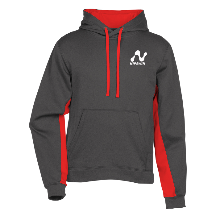 Custom Game Day Colourblock Performance Hooded Sweatshirt - Screen