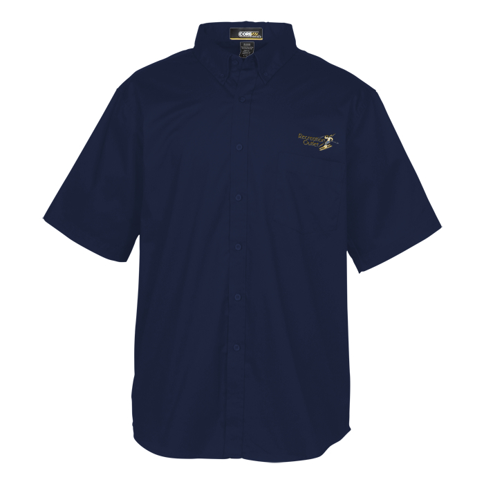 Custom Operate Short Sleeve Twill Shirt - Men's