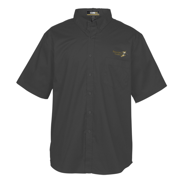 Custom Operate Short Sleeve Twill Shirt - Men's