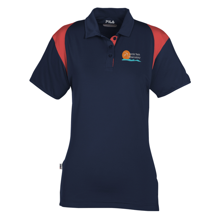 Custom FILA Santa Fe Tech Polo - Ladies'