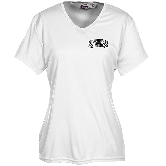 Custom Stain Release Performance T-Shirt - Ladies'