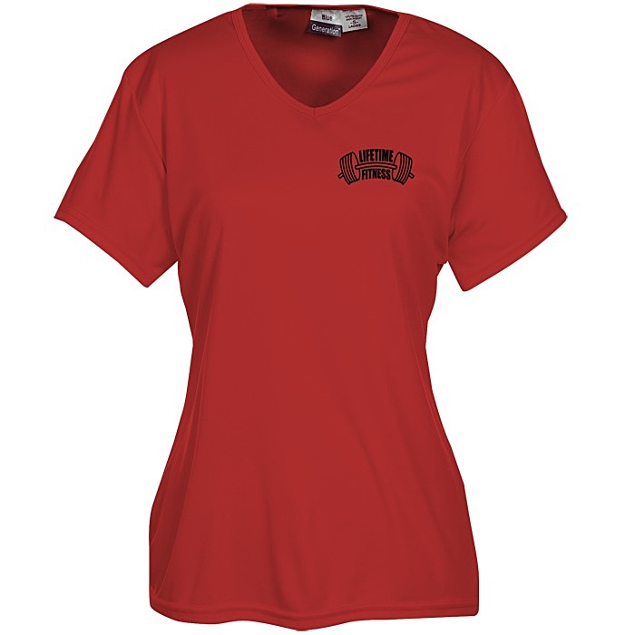 Custom Stain Release Performance T-Shirt - Ladies'
