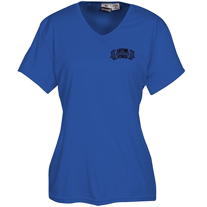 Custom Stain Release Performance T-Shirt - Ladies'