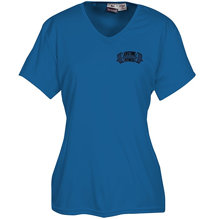Custom Stain Release Performance T-Shirt - Ladies'