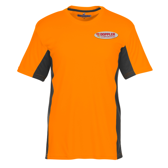 Custom Stain Release Performance Colourblock T-Shirt - Men's