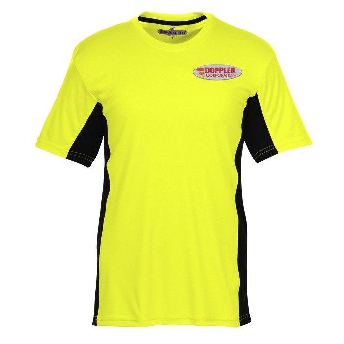 Custom Stain Release Performance Colourblock T-Shirt - Men's