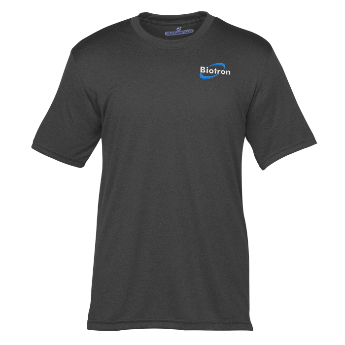 Custom Snag Resistant Heather Performance T-Shirt - Men's