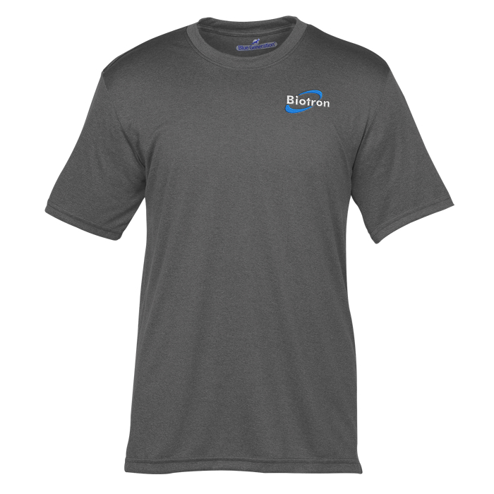 Custom Snag Resistant Heather Performance T-Shirt - Men's