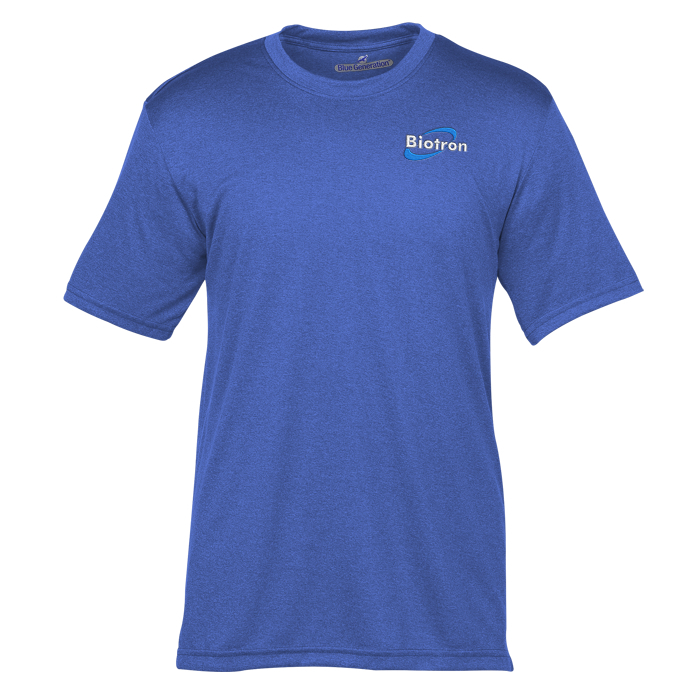 Custom Snag Resistant Heather Performance T-Shirt - Men's