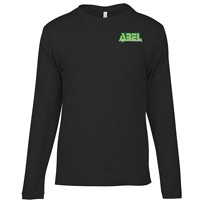 Custom Euro Spun Cotton LS T-Shirt - Men's - Embroidered