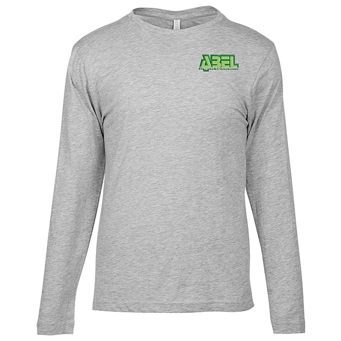 Custom Euro Spun Cotton LS T-Shirt - Men's - Embroidered