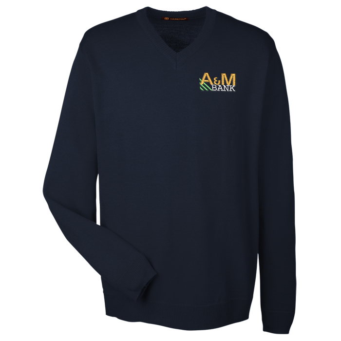 Custom Pilbloc V-Neck Sweater - Men's