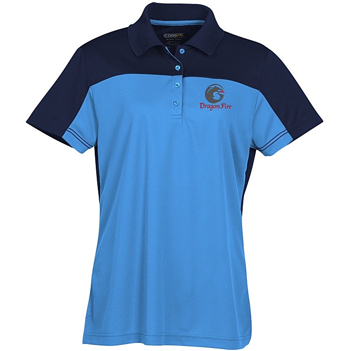 Custom Balance Colourblock Performance Polo - Ladies'